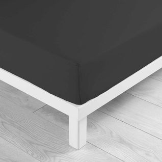 Drap Housse "lina" 140x190cm Noir
