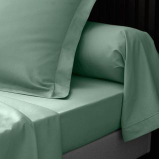 Drap Plat "percaline" 180x290cm Tilleul