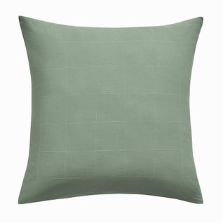 Parure De Lit Coton Lavé Linella Sauge 240x220 Cm