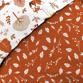 Parure De Lit Enfant Réversible 140x200 Coton Imprimée Roxy