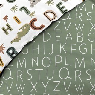 Parure De Lit Enfant Réversible 140x200 Coton Tigry