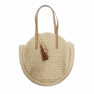 Sac De Plage "atlantique" 35cm Naturel