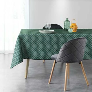 Nappe Imprimée "art Chic" 150x240cm Vert
