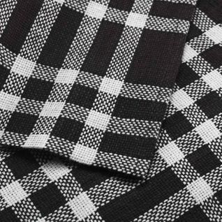 Lot De 3 Serviettes De Table "traditio" 45x45cm Noir