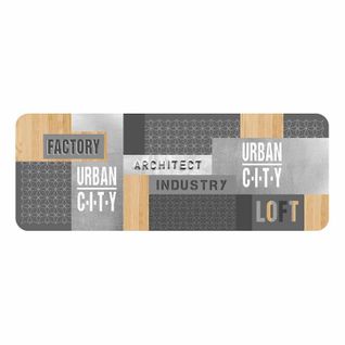 Tapis Déco En Mousse "architect" 45x120cm Gris