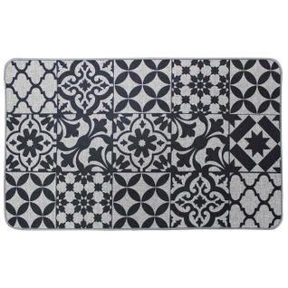 Tapis Tissé Imprimé "bizancia" 45x75cm Gris