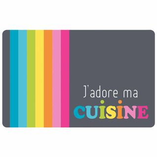 Set De Table Imprimé "jardins D'été" 28x44cm Gris