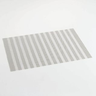 Set De Table Pvc Ajouré Garden Gris 30 X 45 Cm