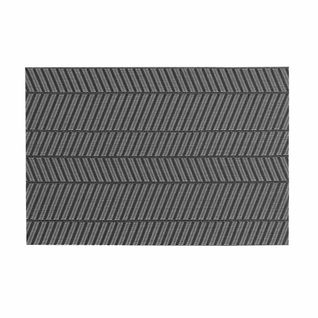 Set De Table "lizia" 30x45cm Noir et Blanc