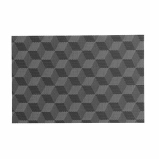 Set De Table "cubiz" 30x45cm Noir et Blanc