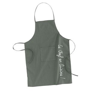 Tablier De Cuisine "cuistot" 84cm Kaki
