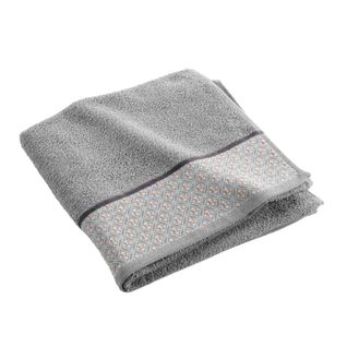 Drap De Douche Jacquard "belina" 70x130cm Gris