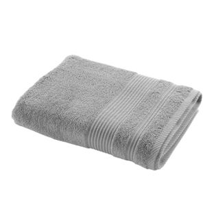 Drap De Douche "tendresse" 70x130cm Gris Perle