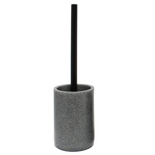 Brosse Wc Design "granite" 40cm Gris