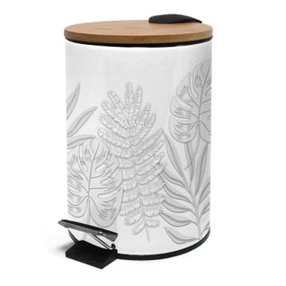 Poubelle à Pédale - 10x23 Cm - Gris