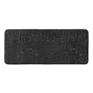 Tapis De Bain "ricochet" 50x120cm Noir