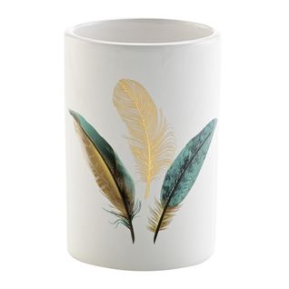 Gobelet Salle De Bain Céramique "plumiss" 11cm Multicolore