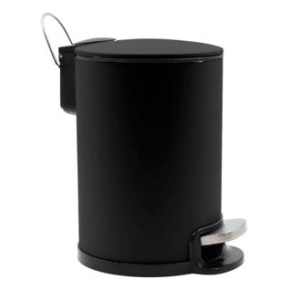 Poubelle De Salle De Bain En Métal "metaline" 3l Noir