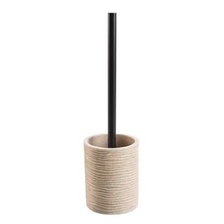 Brosse Wc - Effet Strié - 10x35 Cm - Sable