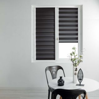 Store Enrouleur Jour Nuit "daynight" 60x90cm Noir