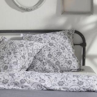 Parure De Lit - Housse De Couette 220x240 + 2 Taies D Oreiller 63x63 - 100% Coton 57 Fils - Capucine