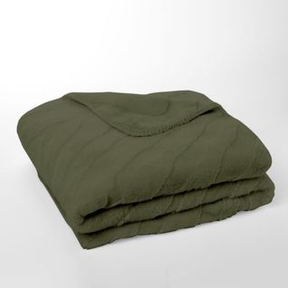 Plaid Jacquard Zébré Matcha