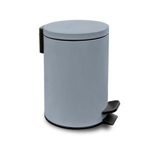 Poubelle 3l Avec Pédale Métal Bathroom Bleu