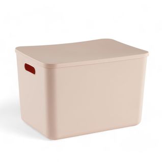Panier De Rangement Avec Couvercle Plastique Equipment Rose