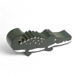Tirelire Enfant Crocodile Le Roi De La Jungle Vert