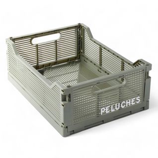 Caisse Pliable En Plastique Le Roi De La Jungle Gris