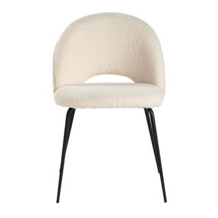 Chaise En Bouclette Matcha Blanc