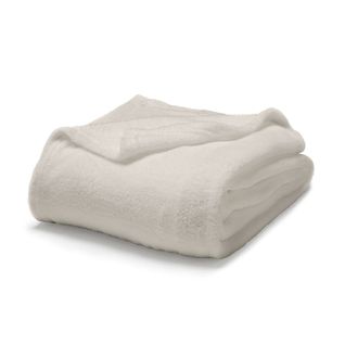 Couverture Moelleuse 180 X 220 Cm - Blanc/ivoire