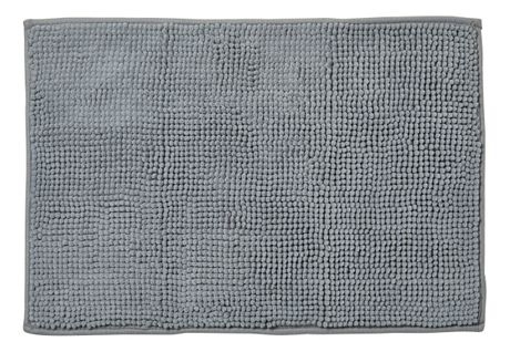 Tapis salle de bain 60x40 cm BUBBLE Gris foncé