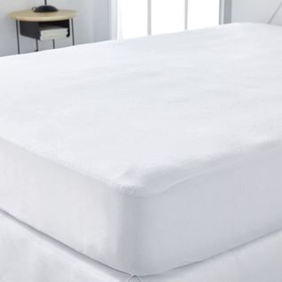 Protège Matelas Imperméable - Essential - Pour Lit 2 Personnes - 140 X 190 Cm - Anti-acariens