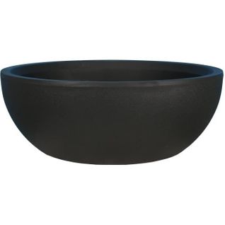 Coupe Pot De Fleurs - Granit D40 - Noir
