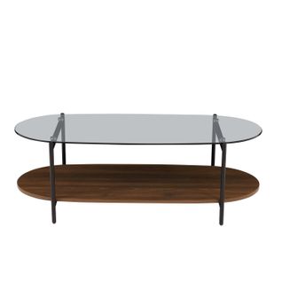Table Basse Costa Effet Noyer