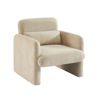Fauteuil Oma Tissu Beige