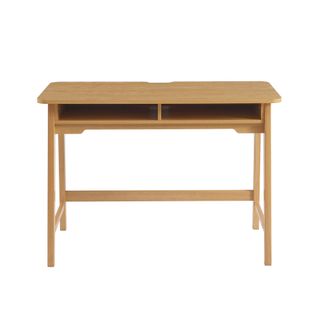 Bureau Maia 2 Compartiments Effet Chêne 110cm