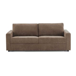 Canapé Droit Convertible Express Socca 3-4 Places Tissu Marron