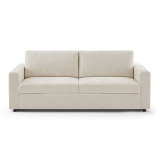 Canapé Droit Convertible Express Socca 3-4 Places Tissu Beige