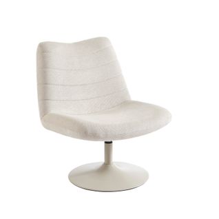 Fauteuil Rotatif Antea Tissu Beige