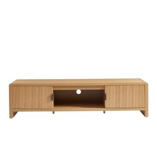 Meuble TV Utica Effet Chêne 160cm