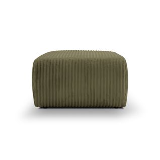 Pouf Gloria Velours Côtelé Vert Sauge