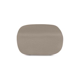 Pouf Carlotta Tissu Bouclette Taupe
