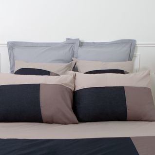 Housse De Couette Coton Trio Noir - 140 X 200 cm