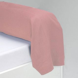 Taie D'oreiller Lin Lavé Tertio® Rose - 63 X 63 cm Sans Volant
