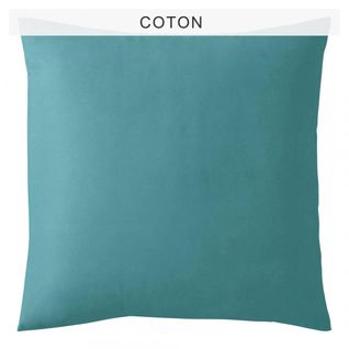 Taie D'oreiller Coton Tertio®  Vert Émeraude -63 X 63 Sans Volant