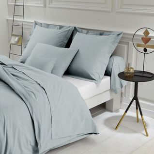 Housse De Couette Polycoton Tertio® Gris Perle - 140 X 200 cm