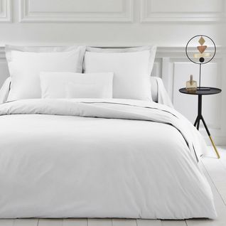 Drap Plat Polycoton Blanc - 270 X 300 cm