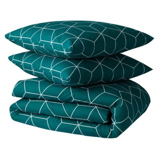 Parure De Lit Coton Jehaut - Vert Émeraude - 260 X 240